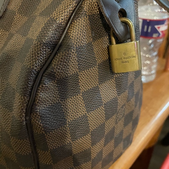 Louis Vuitton Brown Shoulder Bag Damier Ebene - Picture 3 of 8